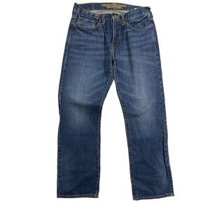 American Eagle Outfitters Original Straight Jeans Mens Size 31 X 30 (32x28 Actua
